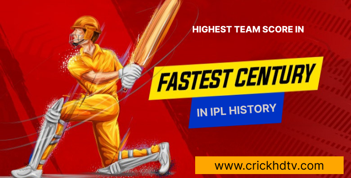 Fastest Century in IPL history from 2008 to 2024