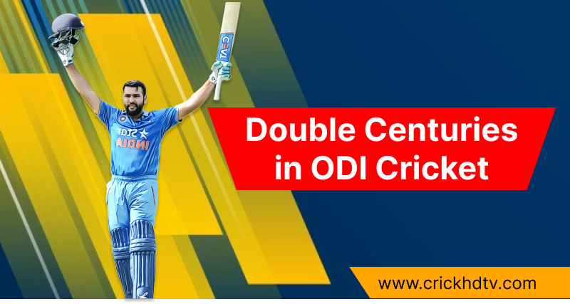 Double Centuries in ODI Cricket Mens: Top 10 Cricketers