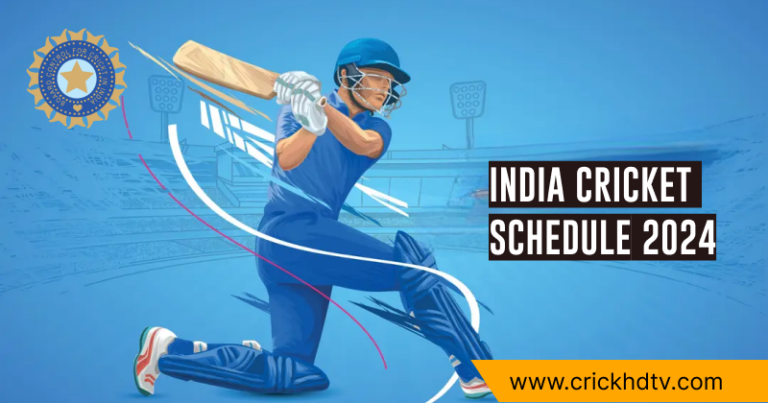 India Cricket Schedule 2024