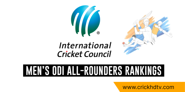 Men’s ODI All-Rounders Rankings for 2024