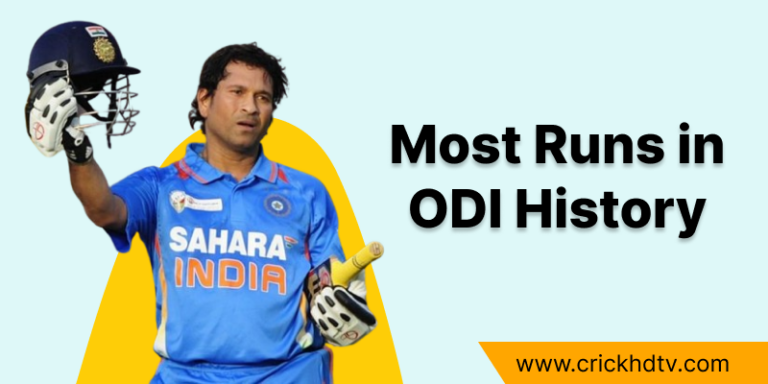 Most runs in ODI cricket: Know the top 50 record holders