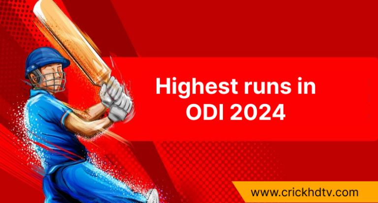 Highest Runs in ODI 2024: list of top 30 batters